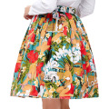 Grace Karin Women Plus Size Vintage Skirt Pinup 50S 60S Cotton Skirt Autumn Skirts Dance Vestidos CL6294-7#